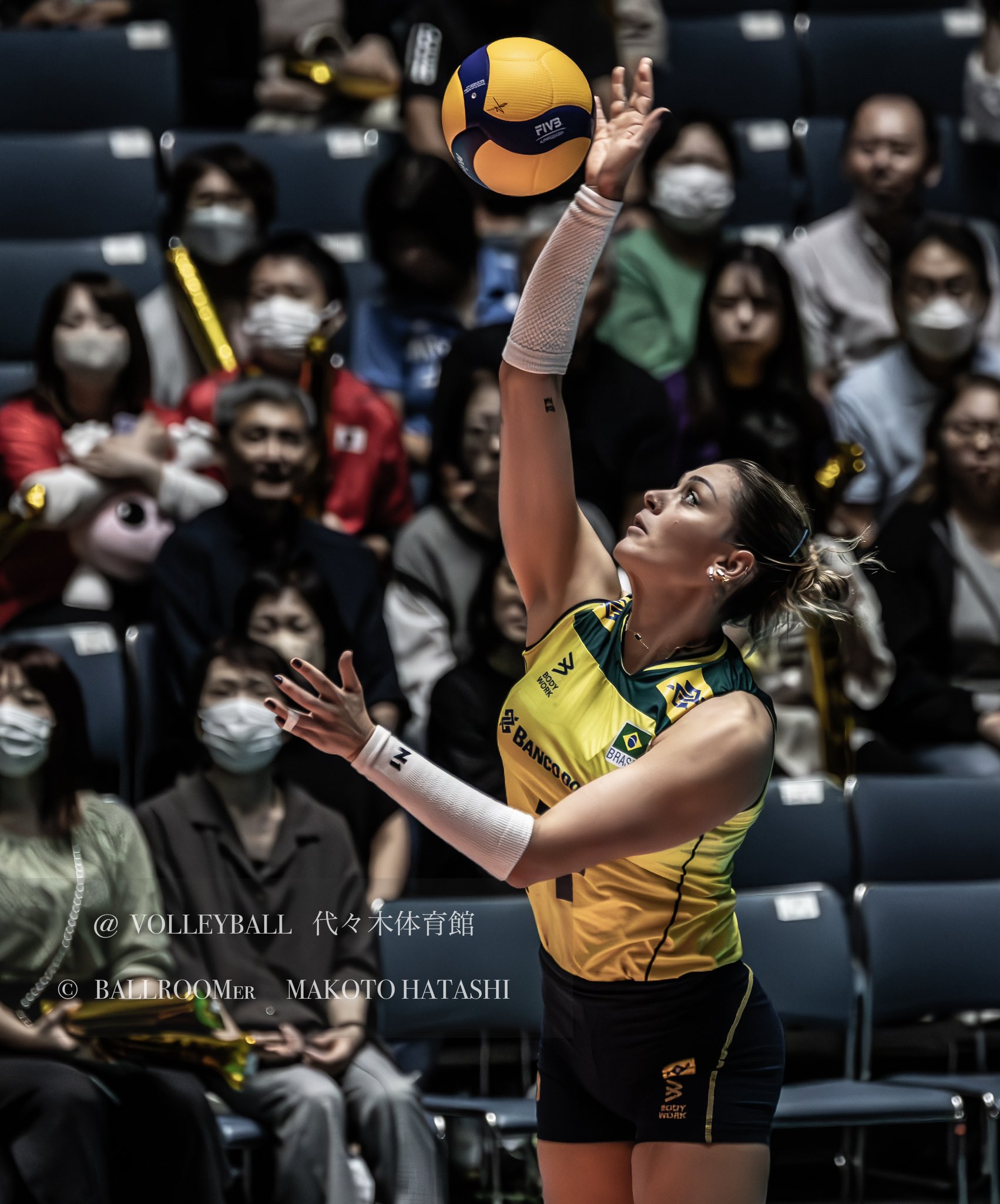 女子バレーボール ブラジル代表 タイーザ選手 実使用 ウインド