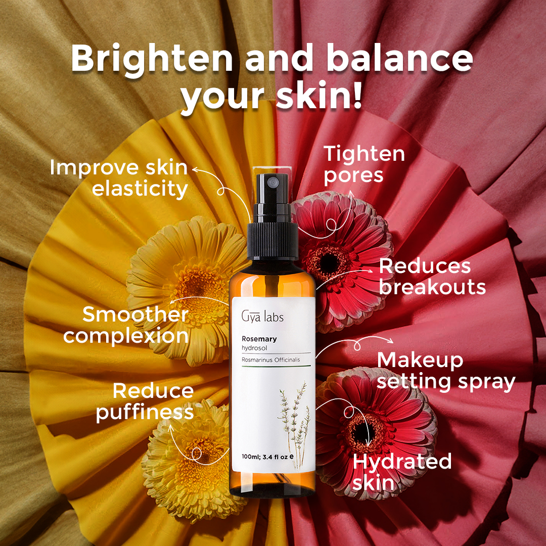Gya_Labs's tweet image. Discover the magic of Gya Labs Rosemary Hydrosol for healthy, radiant skin! 🌿✨ From facial toner to acne treatment, makeup setting spray, &amp;amp; more, this versatile hydrosol is your go-to for a refreshed &amp;amp; glowing complexion. 
#CleanseYourSkinWeek
#GyaLabs #RHOBH #WWHL #RHOC #RHONY