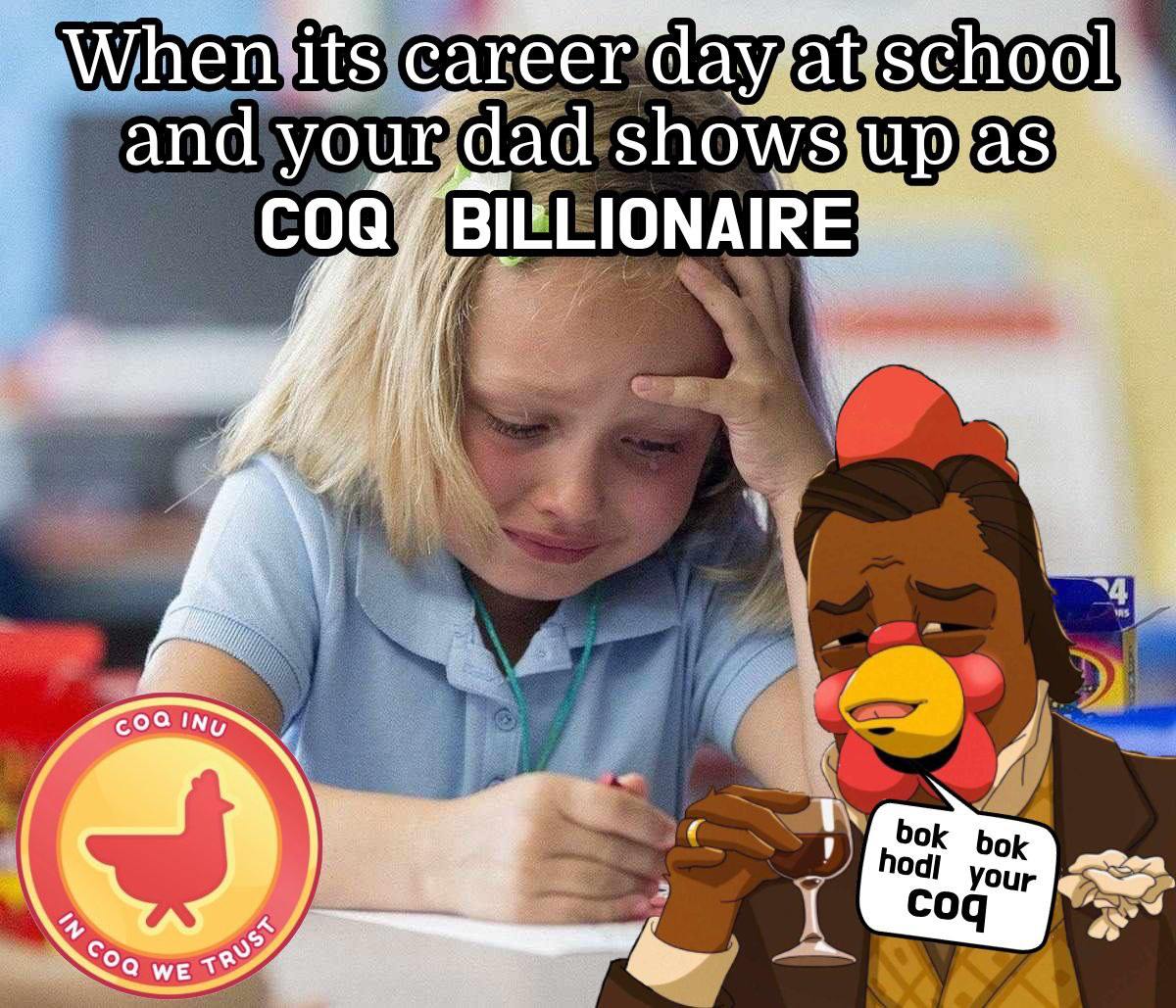 WojakSatoshi's tweet photo. Gm $COQ Billionaires ☕️ https://t.co/qwBL841jxH