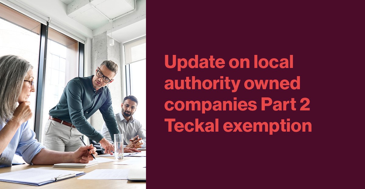 brownejacobson's tweet image. Local authority-owned companies can establish companies that are exempt from EU procurement rules through Teckal exemption.

Jan Cumming, our Legal Director, provides more: bit.ly/4fhYjJ8

#LocalAuthority #Teckal #SubsidyControl