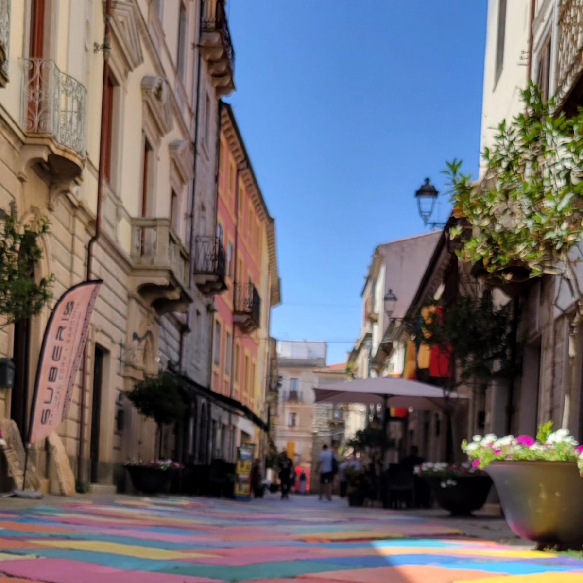 MrNidge's tweet image. Colourful streets of #Tempio #Sardinia