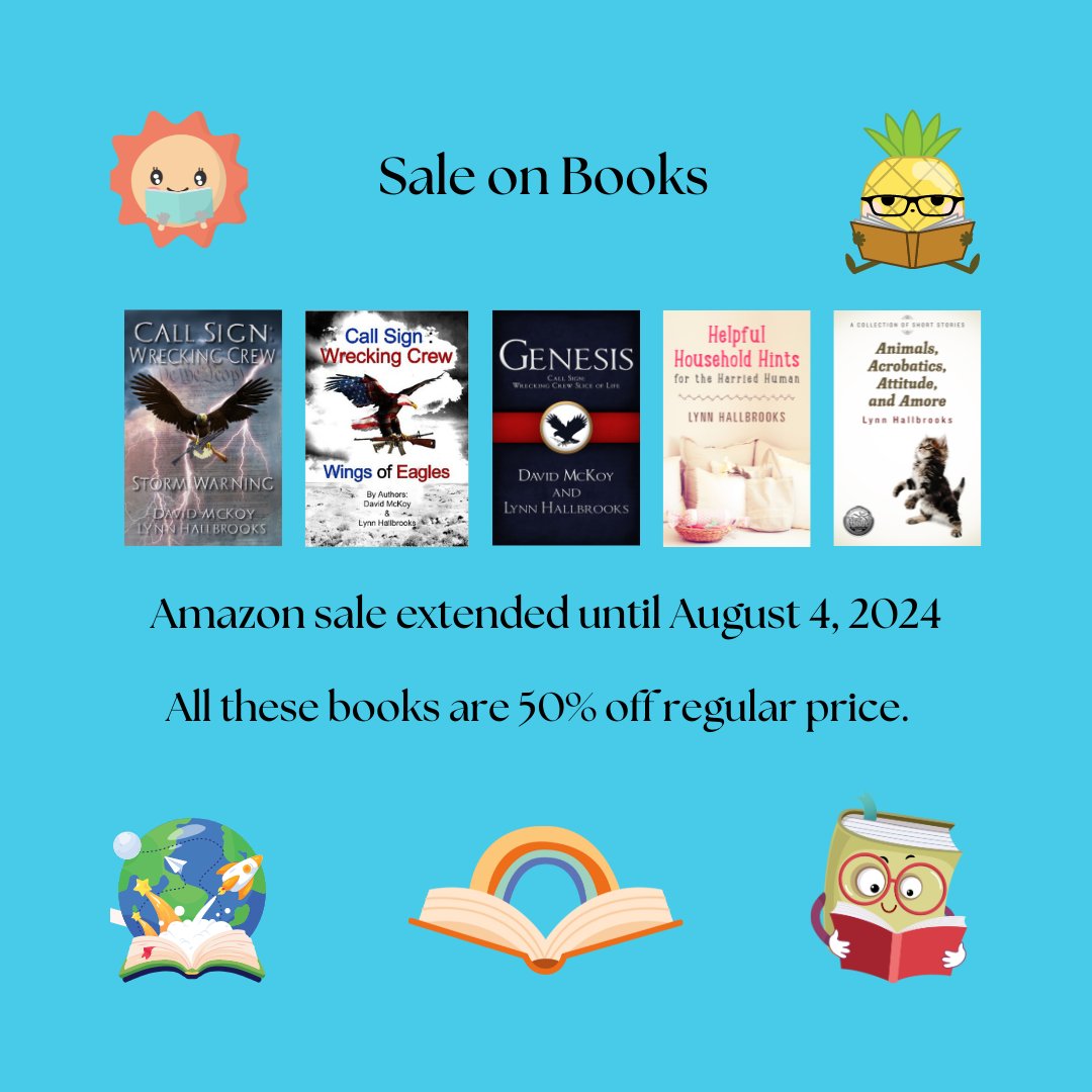 CSWCLynn's tweet image. The final days of the sale are exclusively on Amazon. - amazon.com/stores/Lynn-Ha… - #fiction #nonfiction #books #PlsRT #ian1 #IARTG