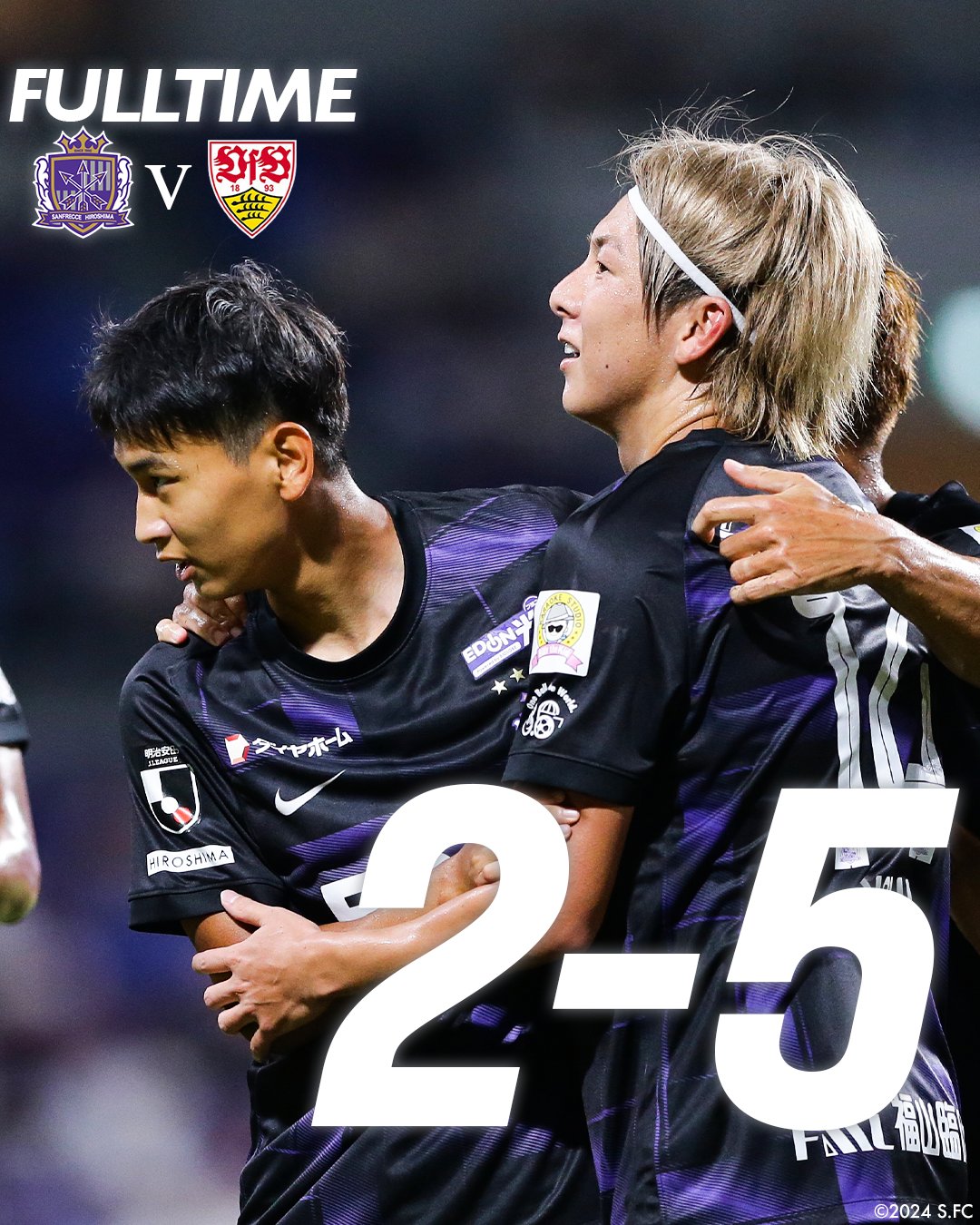 サンフレッチェ広島 限定 ユニフォーム XXLサイズ シュトゥットガルト 8/1（木）vs.シュトゥットガルト スペシャルユニフォーム着用