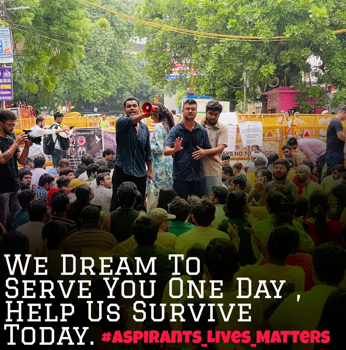 VisionIas786's tweet photo. United For A Better Future 

#UPSCaspirants
#DelhiCoachingCenterIncident https://t.co/aoqM6hlpvw