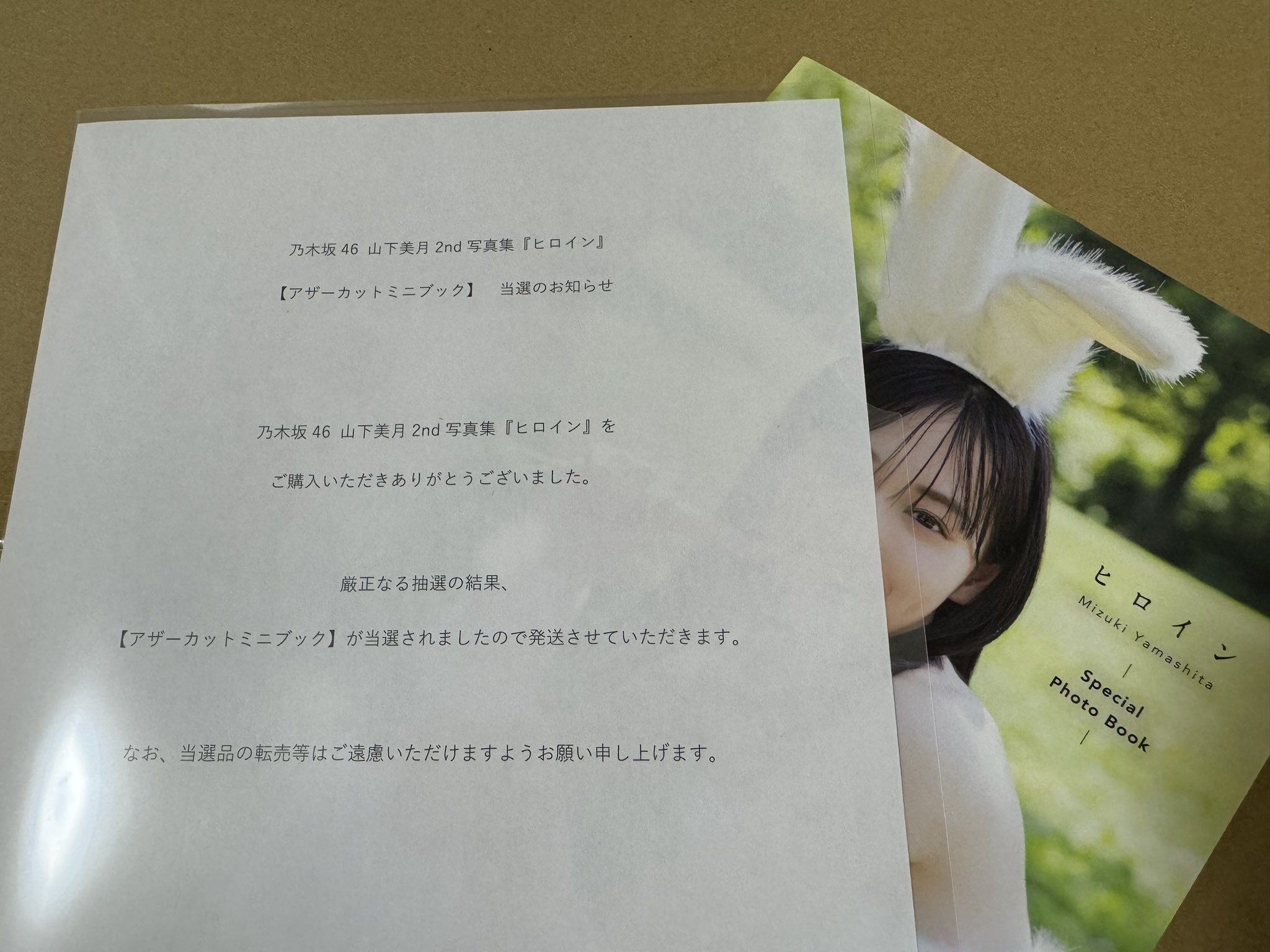 乃木坂46 山下美月 2nd写真集「ヒロイン」 アザーカットミニブック 当選品 m27431240476_1.jpg?1722494619