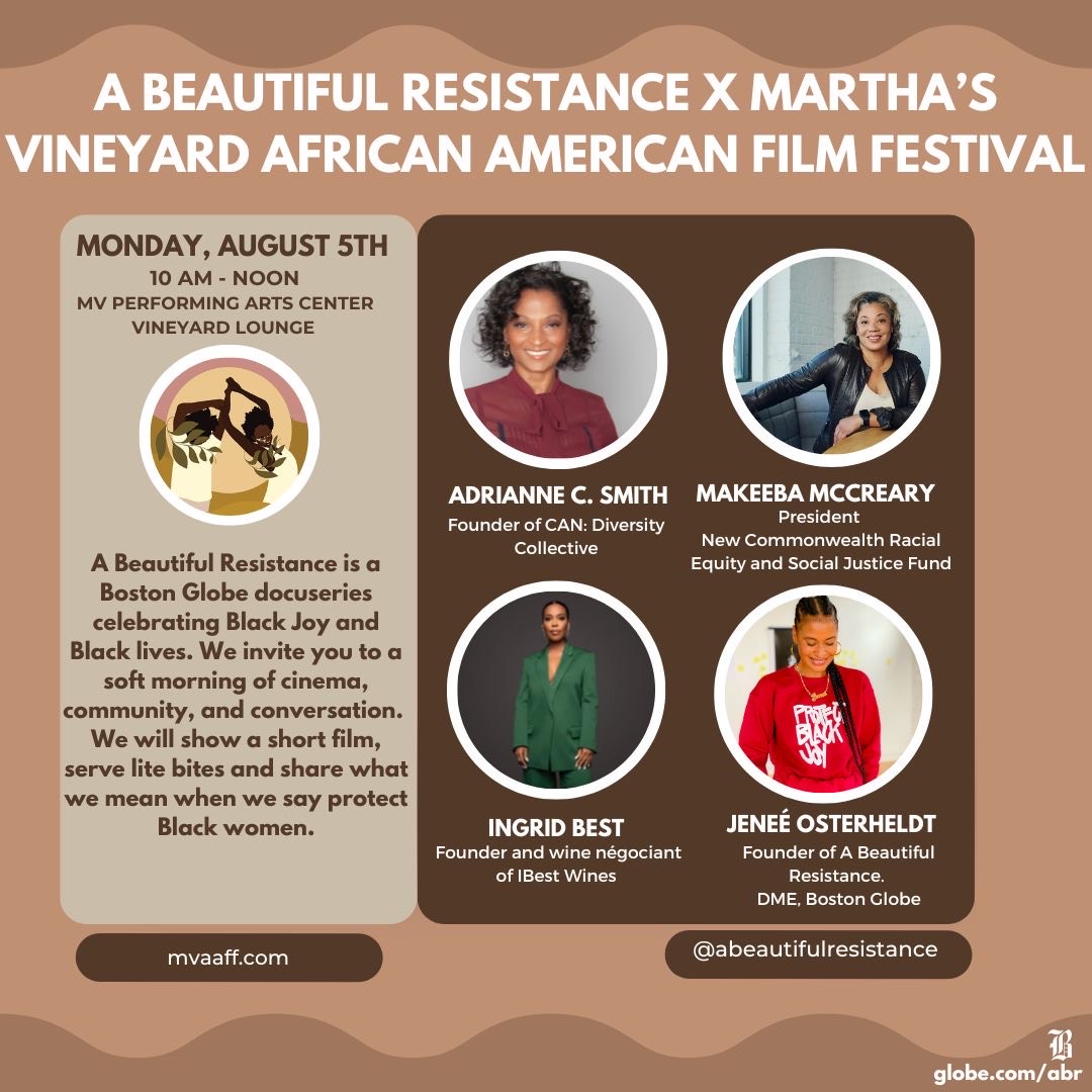 Join me on Martha's Vineyard for some important conversations with @NCFMass and A Beautiful Resistance! 
bit.ly/disruption24
mvaaff.com
