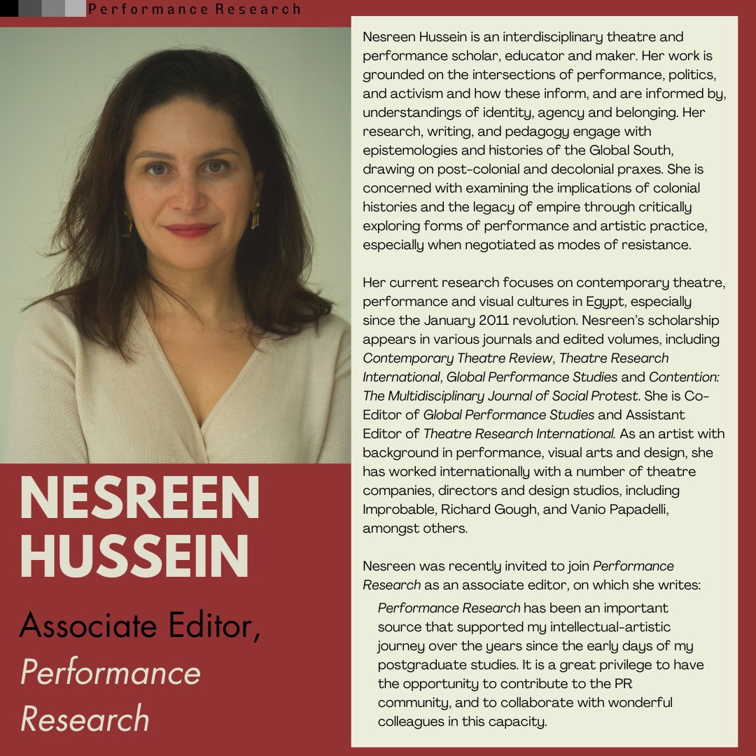 Meet Nesreen Hussein, who joined our team of associate editors earlier this year!