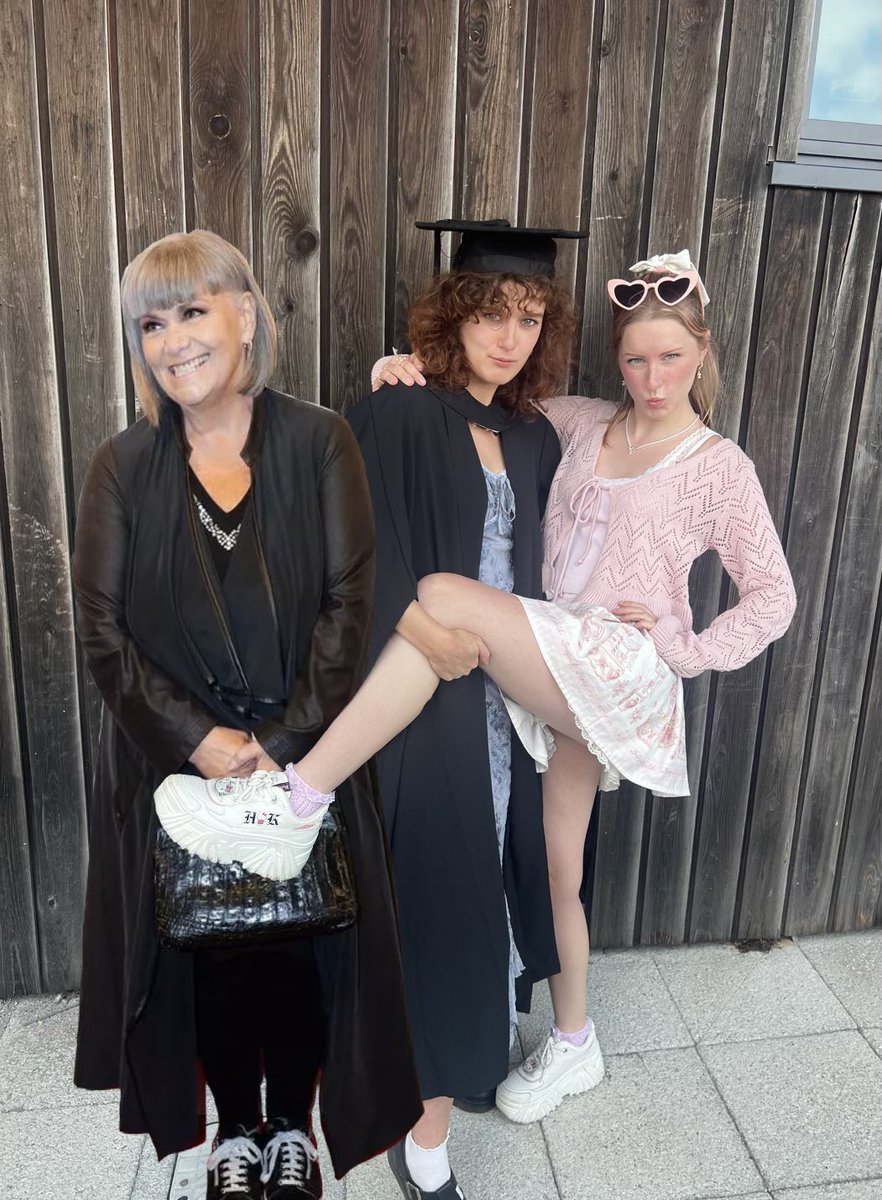 Amy_Collins1111's tweet photo. @Dawn_French your fine specimen has escaped us yet again. But fear not, we’ll be back in a flash when your huge twat tours the country. 

Ps. We didn’t know you’d be in that building babe - your security guards seemed threatened by our fitness/the lustful look in our eyes x https://t.co/Aofg2hgdTC