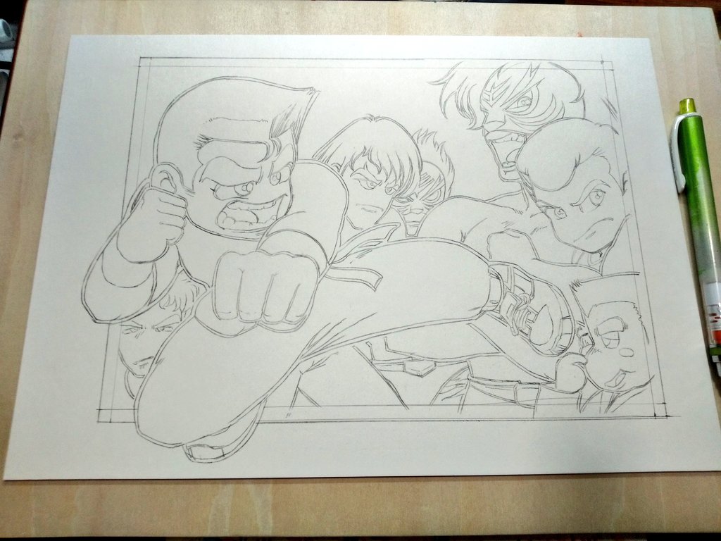 下描き出来た☺️☺️ 