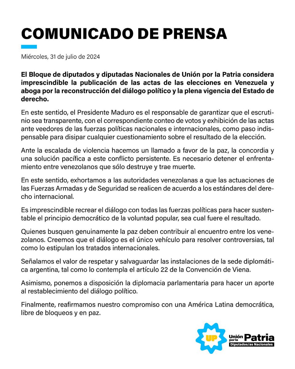 En tiempos de crisis, de definición, la ambigüedad se parece demasiado a la complicidad
No los vi opinar sobre las elecciones de EEUU o sobre las elecciones parceladas con Correa proscrito, pero ahora cual ecuánimes opinan sobre un pueblo soberano
<a href="/PabloCarroOk/">Pablo Carro</a> <a href="/gabiestevezok/">Gabriela Estévez</a>