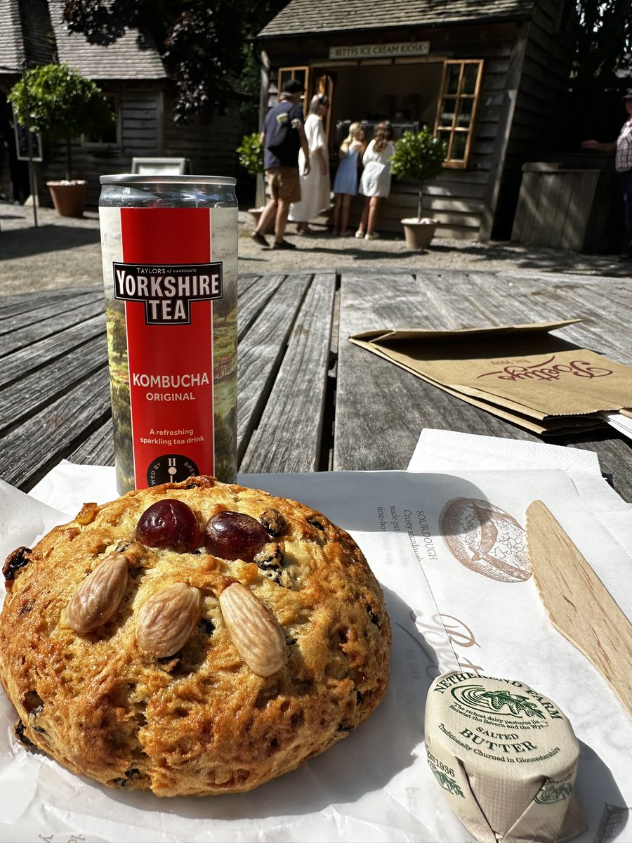 Happy #YorkshireDay - nowt like some <a href="/YorkshireTea/">Yorkshire Tea</a> and a <a href="/Bettys/">Betty Smith</a> Fat Rascal to promote wellbeing 😋