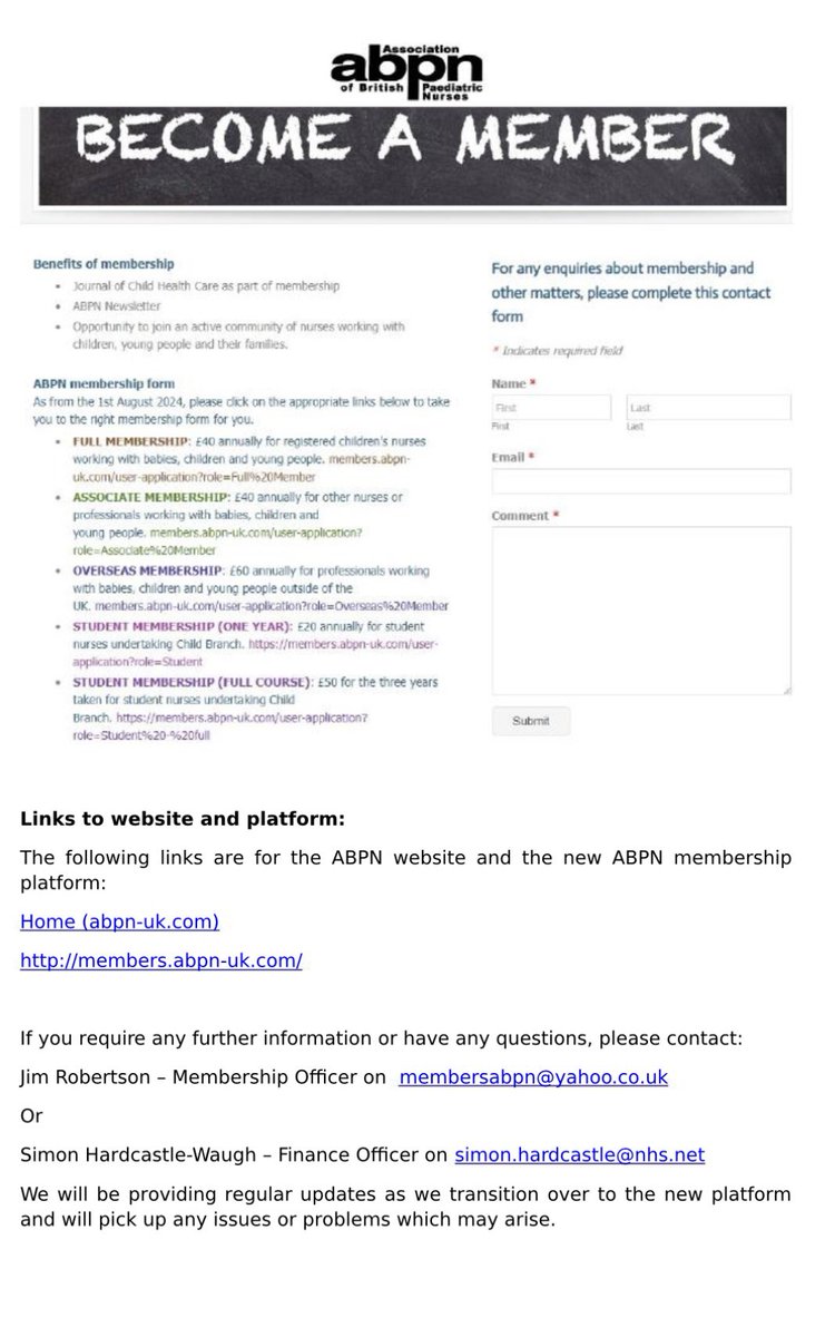 ABPN_ChildNurse's tweet photo. 🚨Important news about membership! 🚨 
Please make sure you renew your membership with our new platform! https://t.co/kouyNPXFd6