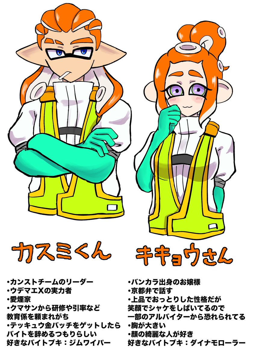 bei7taro7's tweet photo. サモランうちの子キャラシ
カンストチーム
 #スプラトゥーン3
 #サーモンラン https://t.co/JnMRngKe4z