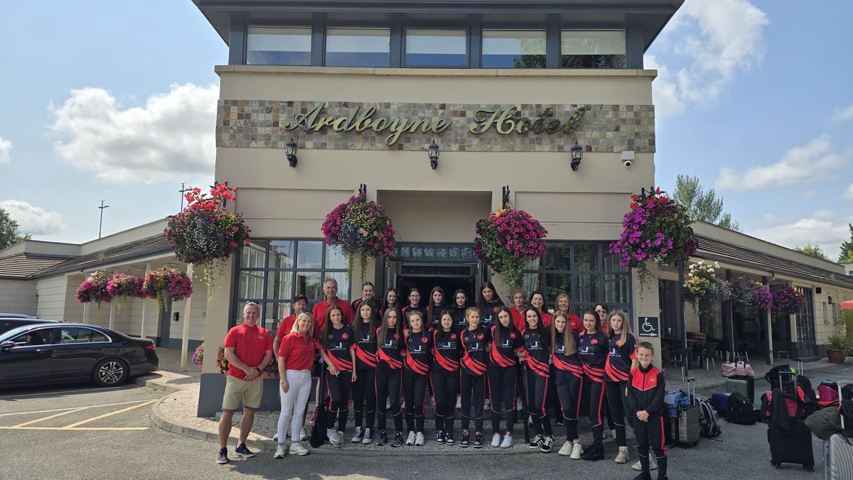 Best of Luck to the Robinstown youth team heading over to compete in the Edinburgh tournament! Shirley Brady, our Group General Manager, is part of the couching team and is so proud of the achievements the girls have made in the last few years they are together