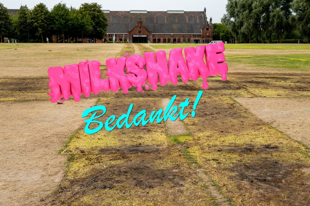 Voor de 11e keer mocht Milkshake het Westerpark tien dagen omhekken en het grasveld midden in de vakantie vernield achterlaten…