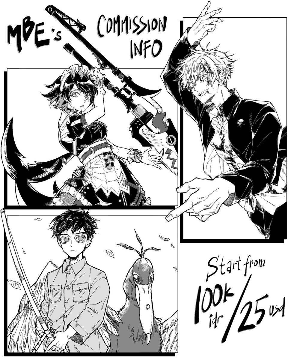 <RTs are appreciated>

I'm opening bnw comms for September waitlist starting IDR100k/USD25 !!

8 waiting slots are available, DM me if you're interested ✨