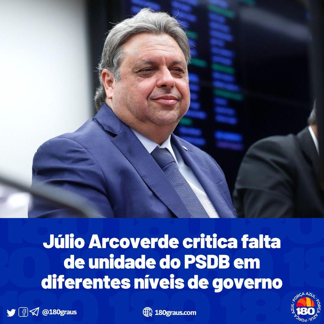 180graus's tweet photo. O deputado federal Júlio Arcoverde, do partido Progressistas, criticou a falta de unidade do PSDB, apontando a discrepância nas posições do partido em diferentes níveis de governo

📲Confira: https://t.co/gLZeGgtp43 https://t.co/Iim3tbEOtA