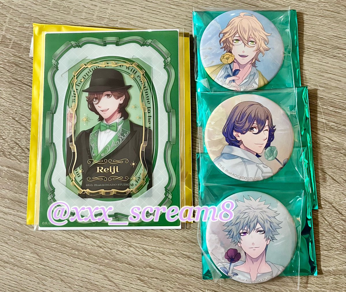 【交換】 シャニスト SHINING STORE シャイニングストア 購入特典 Floral Harmony Ver. Ceremony Rosettes Ver. 缶バッジ カスタマイズビジュアルカード

【譲】画像参照

【求】各種同種 ¦ 美風藍

︎✿ 郵送、名古屋手渡し可能。
お気軽にお声がけください🌷