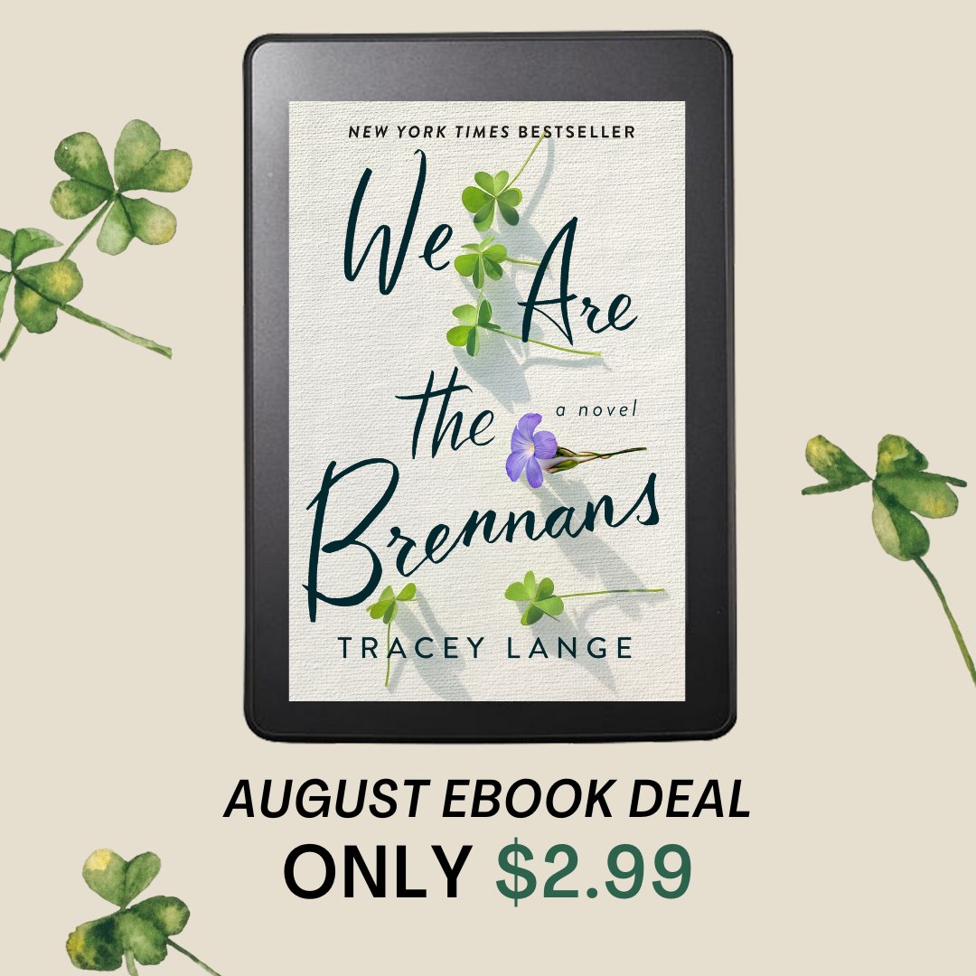 Celadon Books (@celadonbooks) on Twitter photo 🚨 AUGUST EBOOK DEAL 🚨 WE ARE THE BRENNANS by <a href="/tracey_lange/">Tracey Lange</a> ebook is just $2.99 for the month of August! You'll also get a chapter sampler for her upcoming book, WHAT HAPPENED TO THE MCCRAYS, in the back of the ebook. Don't miss this deal! bit.ly/3LJJdi3 🚨 AUGUST EBOOK DEAL 🚨 WE ARE THE BRENNANS by <a href="/tracey_lange/">Tracey Lange</a> ebook is just $2.99 for the month of August! You'll also get a chapter sampler for her upcoming book, WHAT HAPPENED TO THE MCCRAYS, in the back of the ebook. Don't miss this deal! bit.ly/3LJJdi3