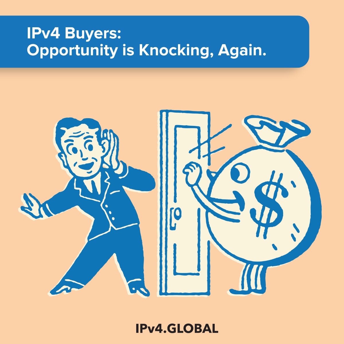 Ipv4G's tweet photo. The large-block IPv4 market is in flux. 
For the first time in a decade /16 IPv4 address block prices have fallen. The price drop presents a rare opportunity for buyers. Available /16s are as low as $40 per IP. https://t.co/8mkuVhX7bj #IPv4 #BuySellLeaseIPv4 https://t.co/BSjb7Nerax