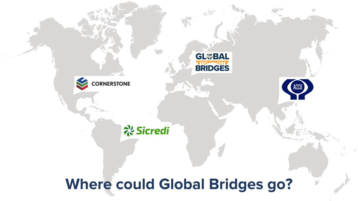 Worldwide Foundation for Credit Unions (@championsforcus) on Twitter photo 🌎Where could Global Bridges go in 2025? 🌎
🛥️Brazil with @Sicredi
✈️Eastern Europe
🚂Asia with <a href="/AaccuCoop/">Association of Asian Confederation of Credit Union</a>
🚙Texas with @cornerstonecul
Learn more about Global Bridges: buff.ly/3SuFzw9
Have some thoughts on where we should go? Send suggestions to CThoma@woccu.org 🌎Where could Global Bridges go in 2025? 🌎
🛥️Brazil with @Sicredi
✈️Eastern Europe
🚂Asia with <a href="/AaccuCoop/">Association of Asian Confederation of Credit Union</a>
🚙Texas with @cornerstonecul
Learn more about Global Bridges: buff.ly/3SuFzw9
Have some thoughts on where we should go? Send suggestions to CThoma@woccu.org