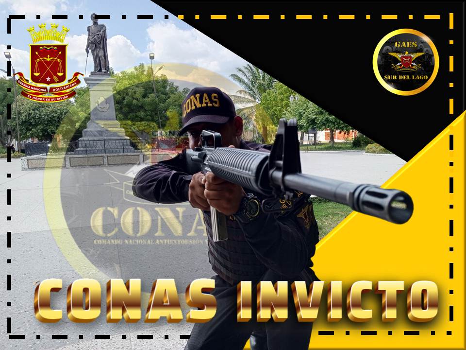#01Ago 📌 Somos CONAS INVICTO trabajando incansablemente por la seguridad del pueblo venezolano.