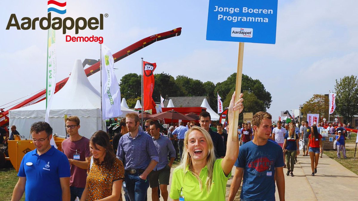 Het Jonge Boeren programma van de Aardappeldemodag is bekend! Kom op 21-8 om 12.45 uur naar de Jonge Boeren Tent. Kijk voor meer info en aanmelden op de website: ap.lc/BYgVD #JongeBoeren #Aardappeldemodag #Boerenbusiness