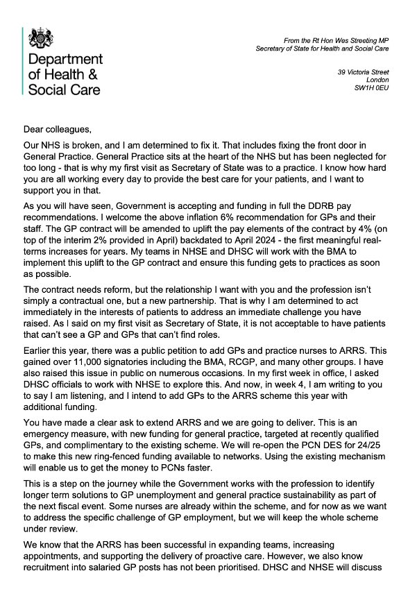 Wes Streeting tweet media