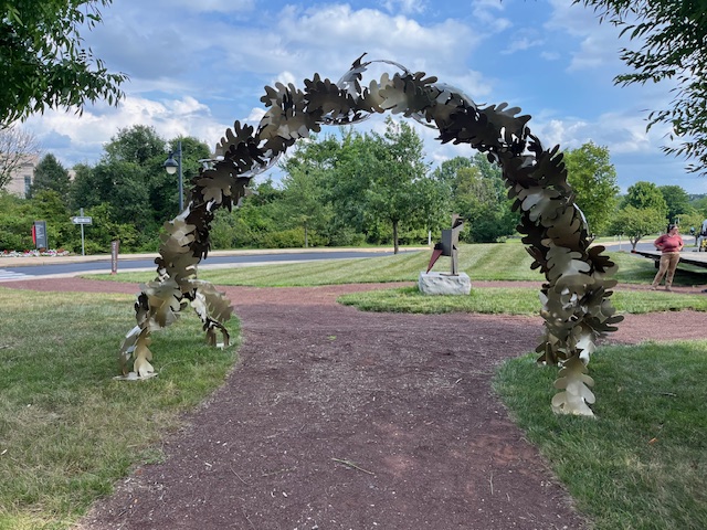 Recently install "Golden Arch" at Montgomery County Com. Clg. in Maryland