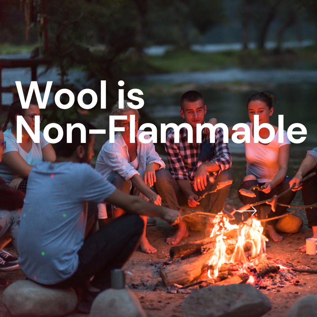 ExperienceWool's tweet photo. Wool clothing is non-flammable unlike almost any other synthetic alternatives. It simply requires more oxygen than is available in the air to become flammable. ๐ฅ
#experiencewool #campingtips #wildernessskills #adventureawaits #wearwool #choosewool #woolhat #woolbaselayer https://t.co/rSuKozjkgO