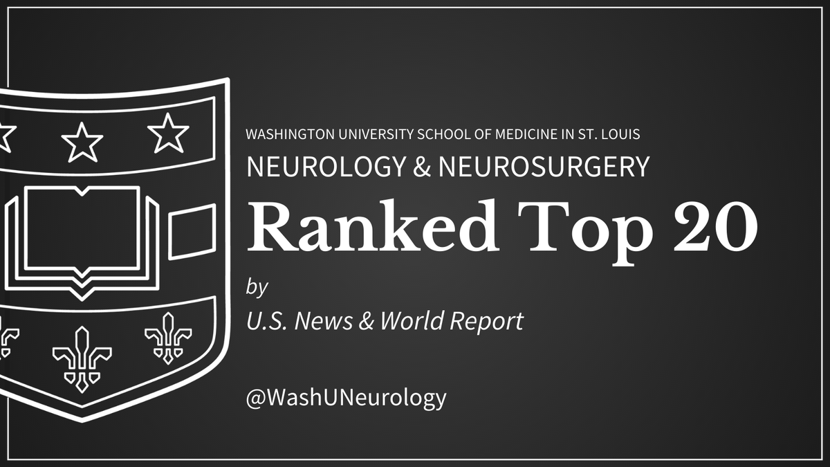 WashU Medicine Neurology (@washuneurology) on Twitter photo .<a href="/usnews/">U.S. News & World Report</a> has again ranked WashU Neurology & <a href="/WashUNeurosurg/">WashU Med Taylor Family Department of Neurosurgery</a> in the Top 20 in the nation! This could not have been accomplished without the hard work of our teams on the front lines and behind the scenes. Thank you for your unparalleled dedication. .<a href="/usnews/">U.S. News & World Report</a> has again ranked WashU Neurology & <a href="/WashUNeurosurg/">WashU Med Taylor Family Department of Neurosurgery</a> in the Top 20 in the nation! This could not have been accomplished without the hard work of our teams on the front lines and behind the scenes. Thank you for your unparalleled dedication.