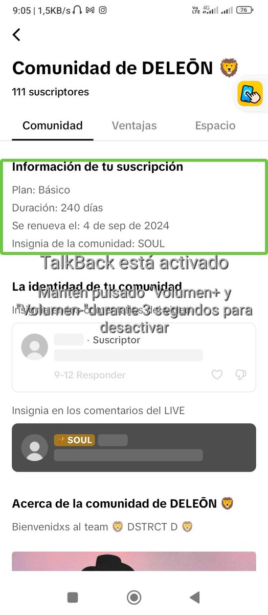 nattyparedesC's tweet photo. Ya faltan solo meses para cumplir un año en su comunidad, me siento orgullosa de todo lo que ha logrado, su primera batalla oficial, sus triunfos. Mi soul merece que lo siga acompañando, y aquí seguiré para él
#DELEONBB
@JOELDELE0N 🦁 https://t.co/R0zTxO5g4a