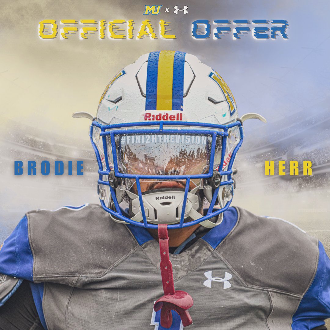 Brodie Herr (@brodieherr11) on Twitter photo Blessed to receive my first offer to Misericourdia University!! <a href="/Coach_Cottle/">Tyler Cottle</a> <a href="/JaretJystad/">Coach Jystad</a> <a href="/CoachClark78/">Chris Clark</a> <a href="/CoachBaxter5/">Logan Baxter</a> <a href="/coachmslaughter/">Mahlon Slaughter</a> <a href="/coachyarbo3/">Coach Yarborough</a> #Fini2hTheVi5ion Blessed to receive my first offer to Misericourdia University!! <a href="/Coach_Cottle/">Tyler Cottle</a> <a href="/JaretJystad/">Coach Jystad</a> <a href="/CoachClark78/">Chris Clark</a> <a href="/CoachBaxter5/">Logan Baxter</a> <a href="/coachmslaughter/">Mahlon Slaughter</a> <a href="/coachyarbo3/">Coach Yarborough</a> #Fini2hTheVi5ion
