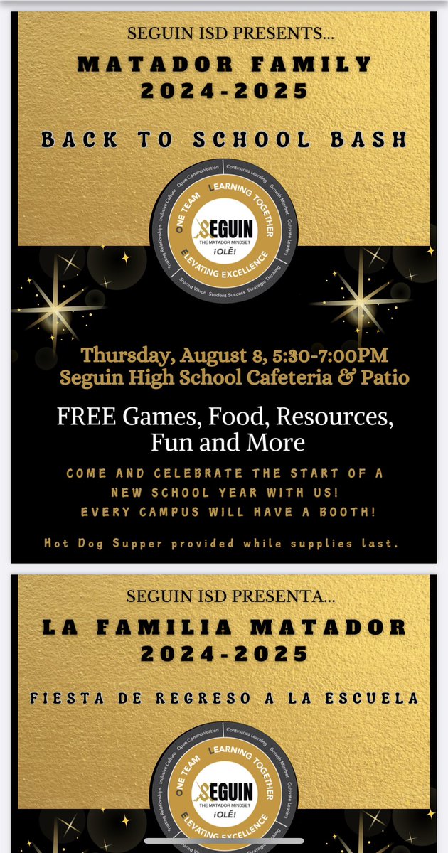 Come join the fun! 💛⚔️🖤 #MatadorFamily