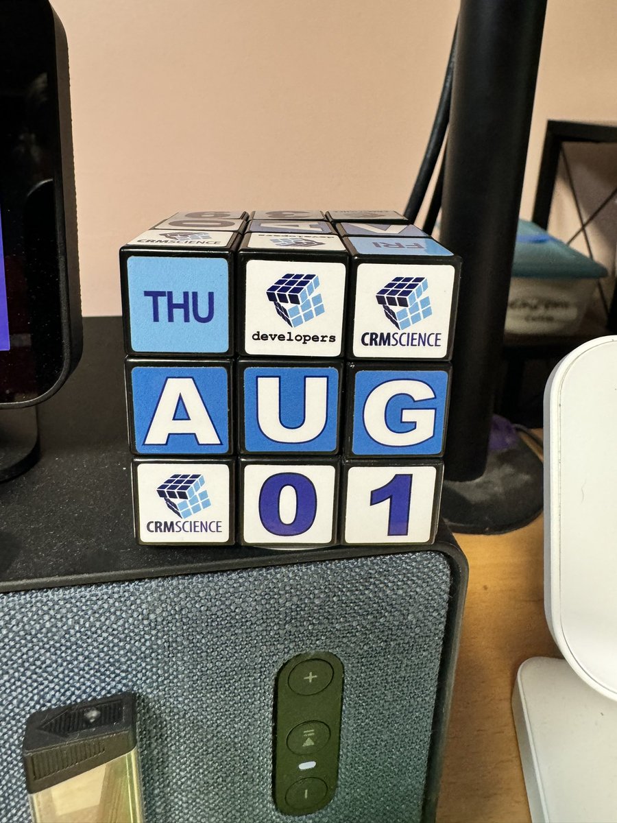 mikemartin__c's tweet photo. Happy August, #cubeforce! @CRMScience https://t.co/Mh7y9QiRZm
