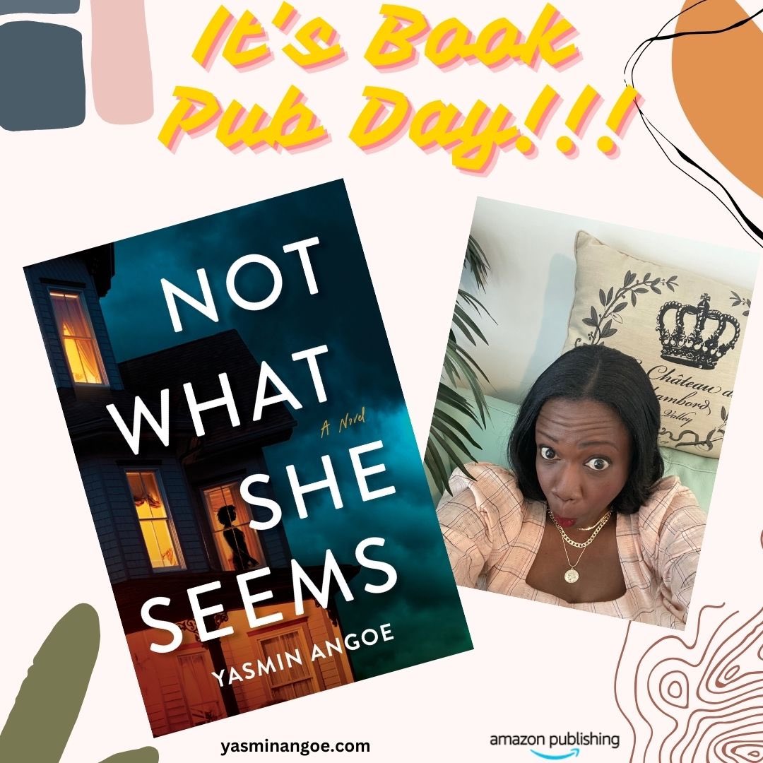 Yasmin Angoe—Not What She Seems • Nena Knight (@yasawriter) on Twitter photo It’s NOT WHAT SHE SEEM’s release day! I’m grateful to share my highly overactive imagination with you again so go get the book!
❤️ to <a href="/MelissaLaurenE/">Melissa Edwards</a> <a href="/meghaparekh/">Megha Parekh</a> <a href="/AmazonPub/">Amazon Publishing</a> & <a href="/OverTheRiverPR/">OTRPR</a> who helped get NWSS into your hands #bookrelease #BookTwitter #ReadingRecommendations It’s NOT WHAT SHE SEEM’s release day! I’m grateful to share my highly overactive imagination with you again so go get the book!
❤️ to <a href="/MelissaLaurenE/">Melissa Edwards</a> <a href="/meghaparekh/">Megha Parekh</a> <a href="/AmazonPub/">Amazon Publishing</a> & <a href="/OverTheRiverPR/">OTRPR</a> who helped get NWSS into your hands #bookrelease #BookTwitter #ReadingRecommendations