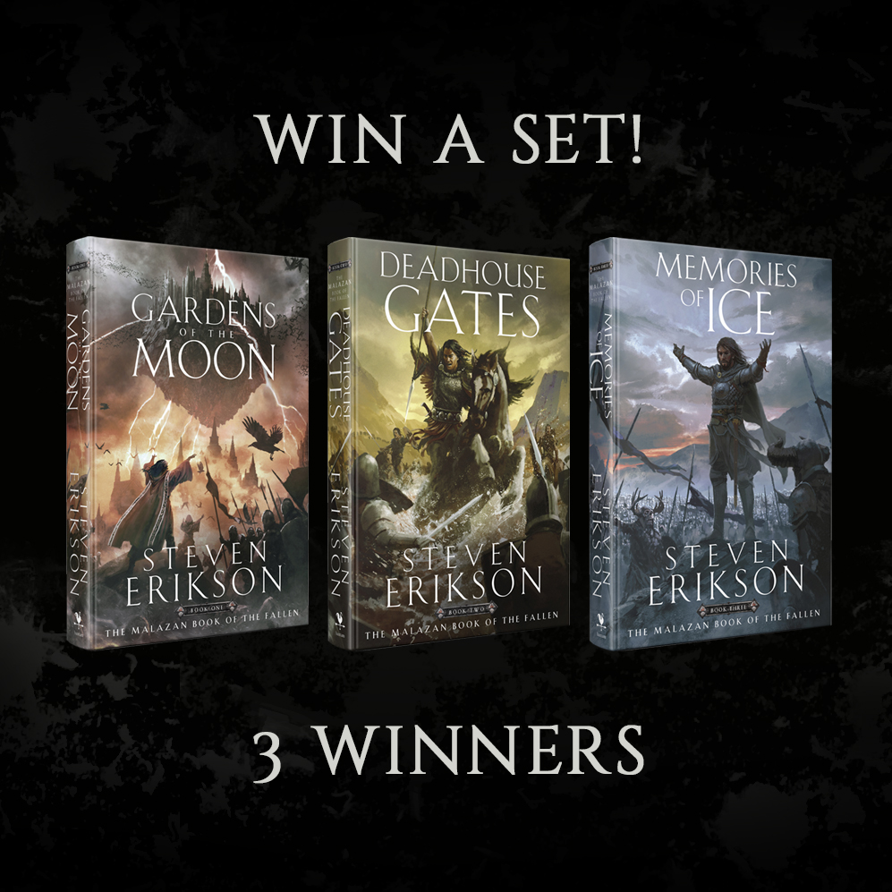 Would anyone like to win a set of Malazan? 

We are hosting a giveaway for our upcoming special editions! Follow us and retweet to enter 💚