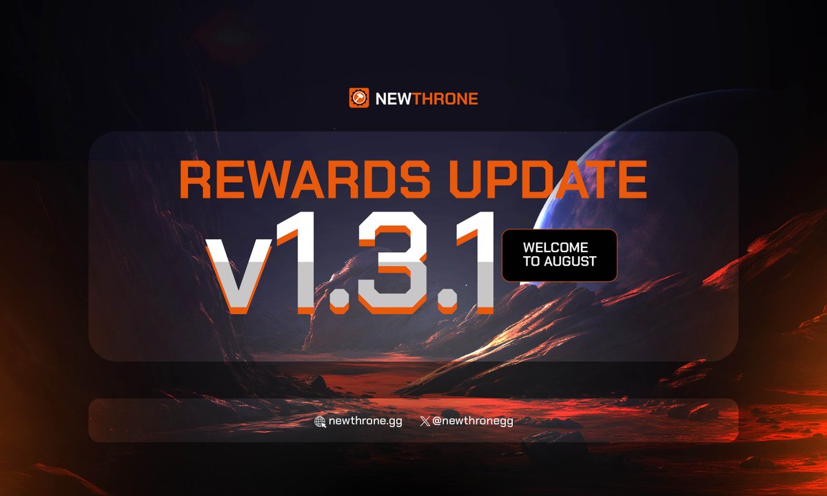 newthronegg's tweet photo. Dear Players!

This new update is a big one for NewThrone !

•Unstealable distribution complete🛡️
•All stealable rewards💸
•Part of XP earned in battle ➡️ to the Guild XP
•Earn and lose Fame in battle

Live ➡️ 2h30 PM UTC
https://t.co/p0VvfuPRue
@base #newthrone #PlayToEarn https://t.co/AovUTvNppp