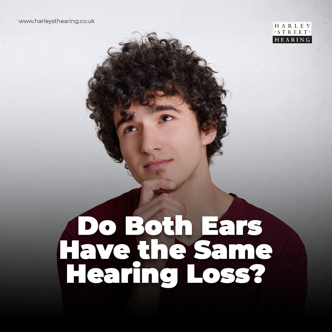 Not necessarily!

While it's common for both ears to experience similar levels of hearing loss, it's entirely possible for one ear to be affected differently than the other. This is known as asymmetrical hearing loss 🦻

#HarleyStHearing #HearingLoss #HearingHealth