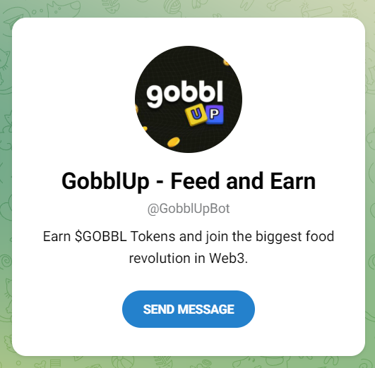 Try it out now - t.me/GobblUpBot/gam… $GOBBL