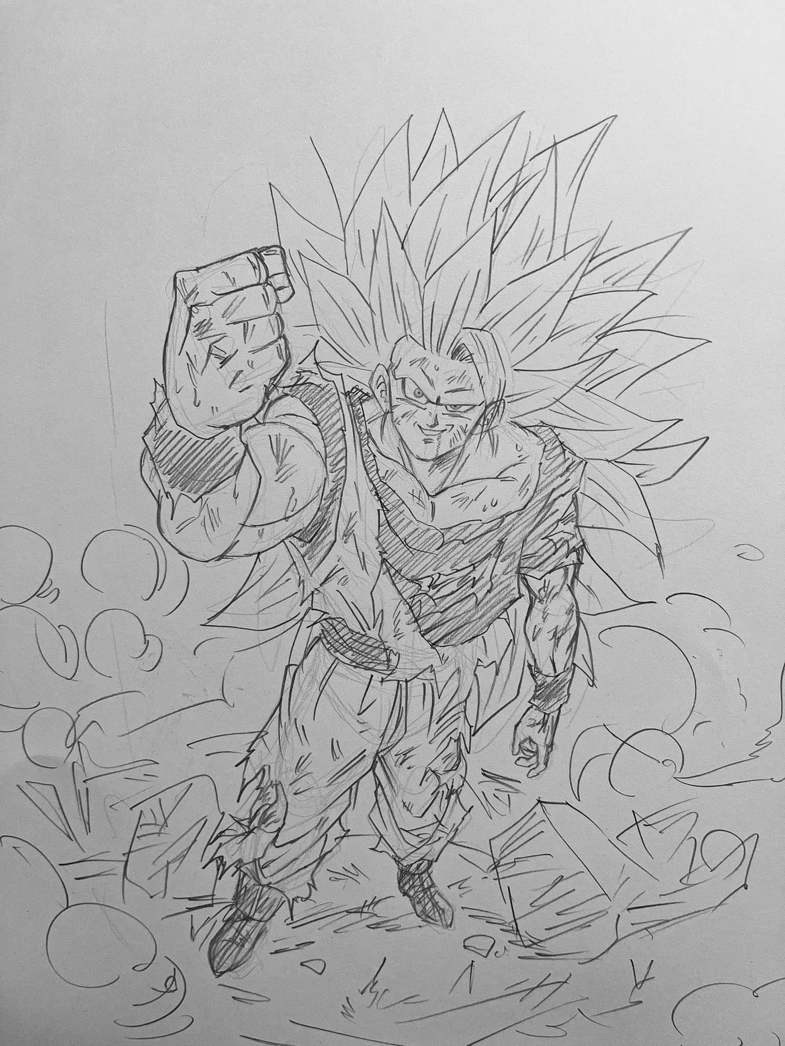 アルカ専用ページ 孫悟空 SSJ3 漫画版 Solid on X: 