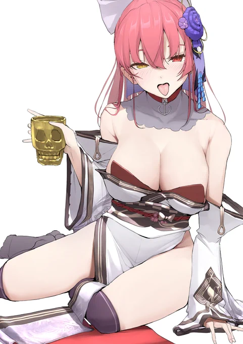 おっぱいの日!こぼれ落ちそうなよっぱっぱマリン船長 