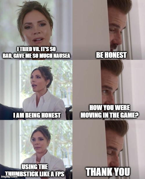 Preparation of the talk at the IEEE CoG 2024, quality level: memes

#VirtualReality #MetaQuest