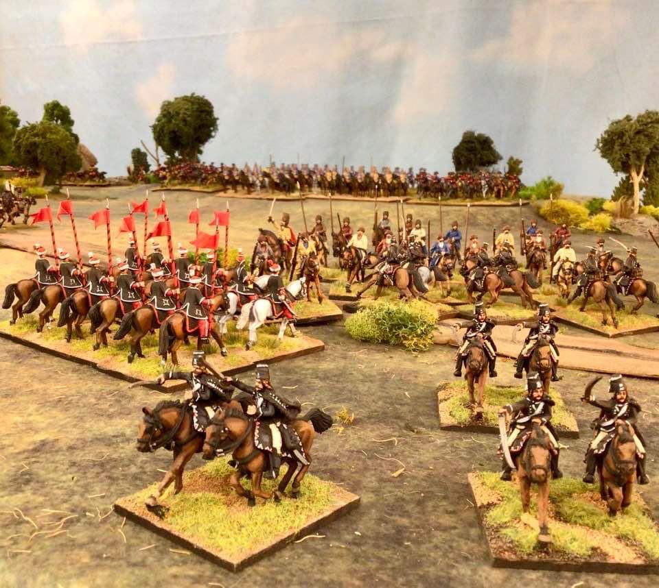 CigarBoxBattle's tweet photo. Seven Years War cavalry battle by Minden Miniatures! #syw https://t.co/mqB9gaj8CI