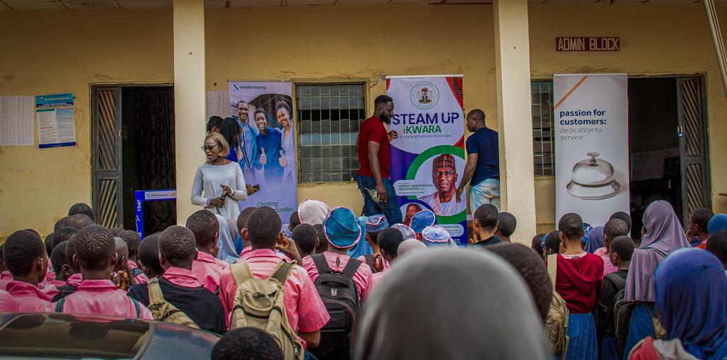 AdetolaAriyikeS's tweet photo. π€ Join us in making significant strides in advancing education in Kwara State!
ππ
The Kwara State Ministry of Education is dedicated to improving education through valuable collaborations.
We recently partnered with @nerdzfactoryorg Foundation for the #DigiSafe initiative https://t.co/AbxndV8jKL