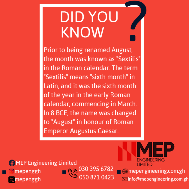 mepenggh's tweet photo. Did You Know (DYK)
#MEP #MBAGroup #Mechanical #Electrical #Plumbing #FireProtection #Services #MEPContractors #DYK #HappyNewMonth #AugustIsHere https://t.co/7TLQioI7eO