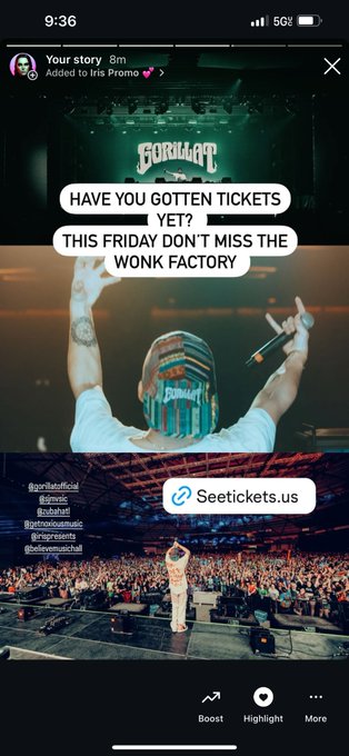 GorillaT is coming this Friday!! Grab your tickets 🎟️ @irispresents   https://t.co/Q0F1KXZQck https://t<a href="/tag/shockthearapytour"class="tags"><span>#shockthearapytour</span></a><a href="/tag/hesh"class="tags"><span>#hesh</span></a>