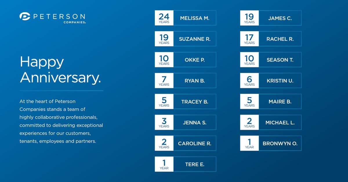 Happy Workiversary to our August employees! We continue to be so proud of your success and contributions each day. Cheers to another incredible year! 🎉