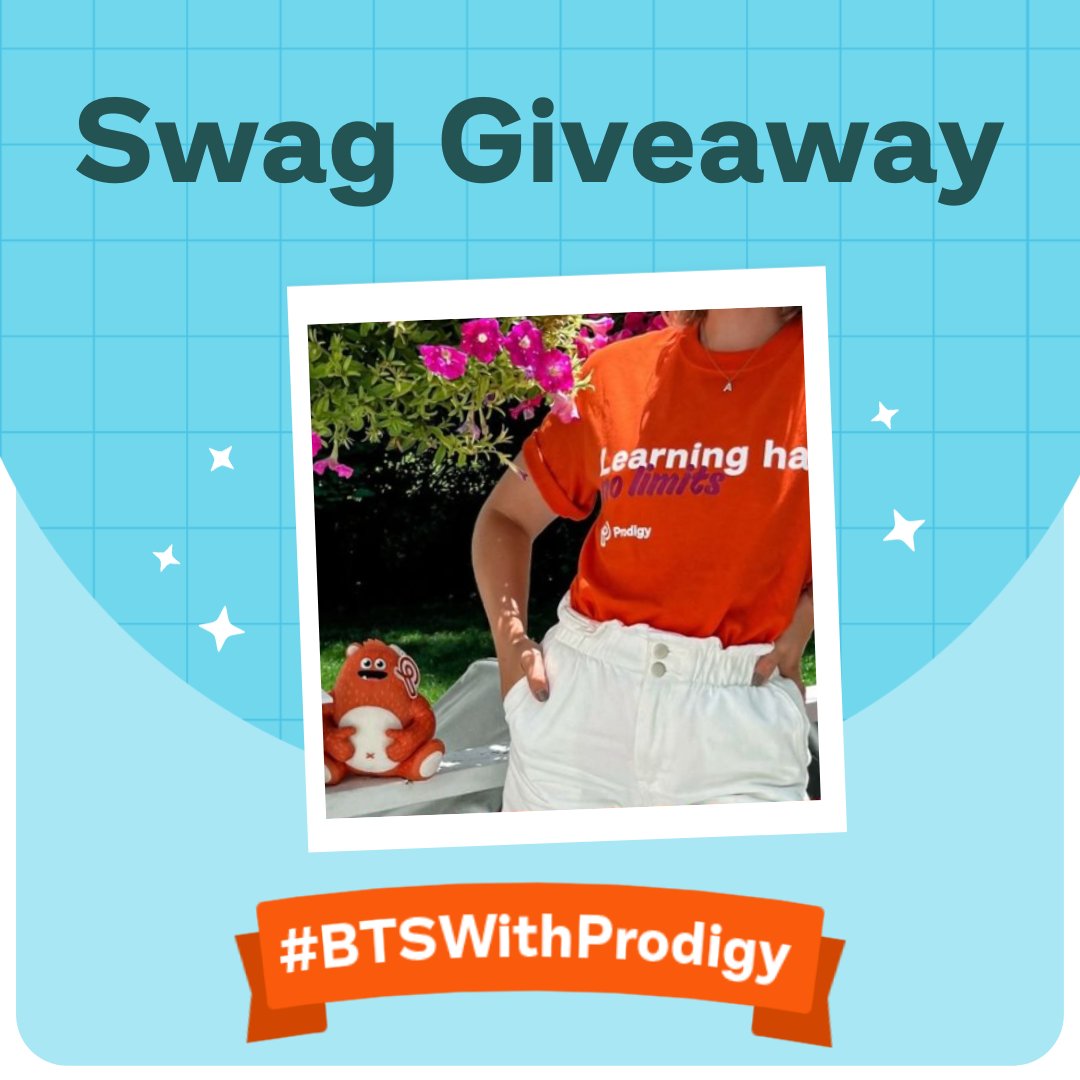You asked, and we heard you! For your chance to win some Prodigy swag (including the popular Ed plushie!) here how's to enter:

🤩 Make sure you're following @prodigygame
🤩 RT this post
🤩 Tag 2 friends &amp; tell us why you love Prodigy!

Ends Sun Aug 4 11:59pm EST. Good luck🧡