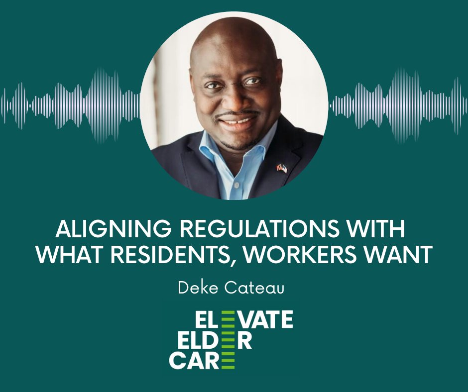 This week on the podcast, Deke Cateau of <a href="/AGRhodesHomes/">A.G. Rhodes</a> talks about reframing nursing home regulations in terms of what residents, caregivers, and family members actually want — as well as his organization's new household-model dementia care community: thegreenhouseproject.org/podcast/